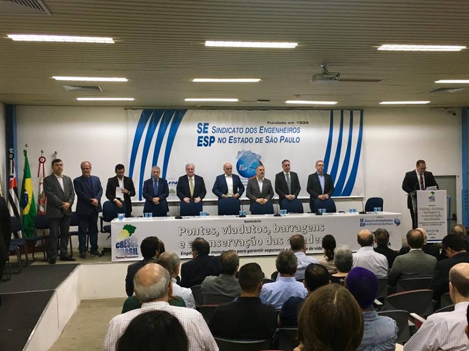 Natalini participa de seminário sobre conservação de Pontes, Viadutos e Barragens