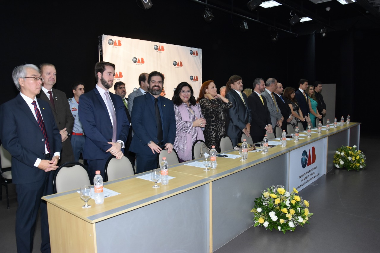 Mandato de Natalini participa da posse da OAB Ipiranga