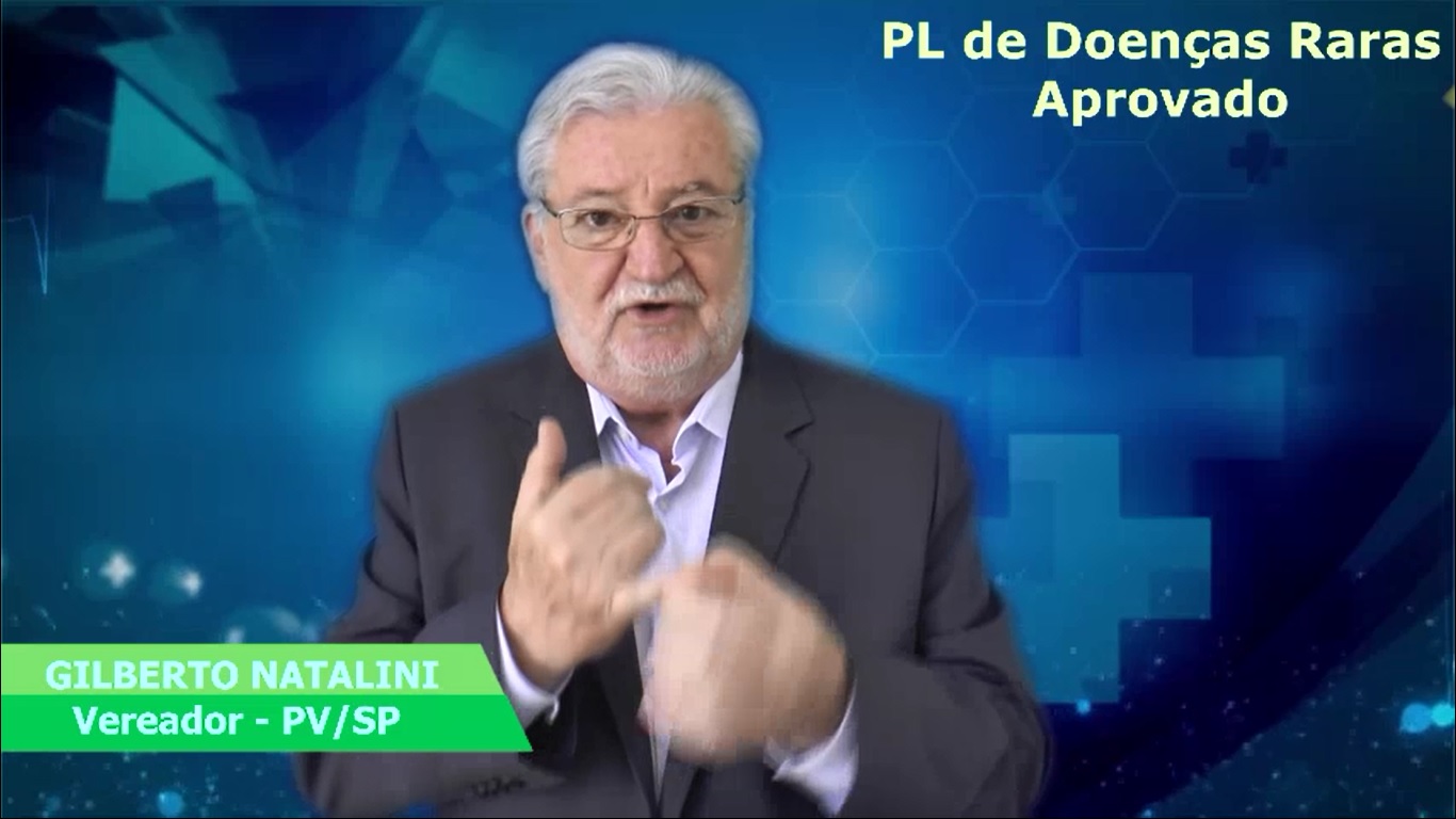 Vereador Natalini e atenção à doenças raras.