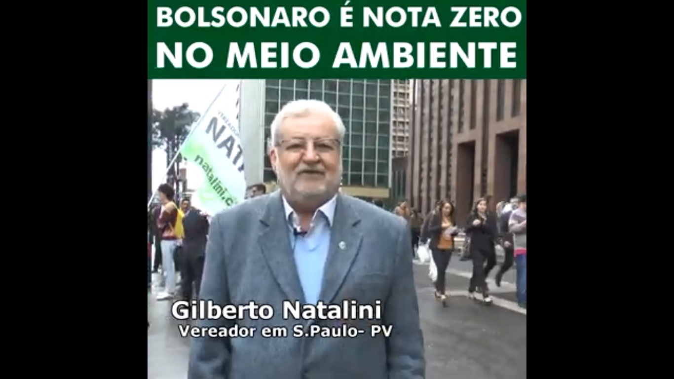 Ato na Av. Paulista no dia mundial do meio ambiente.