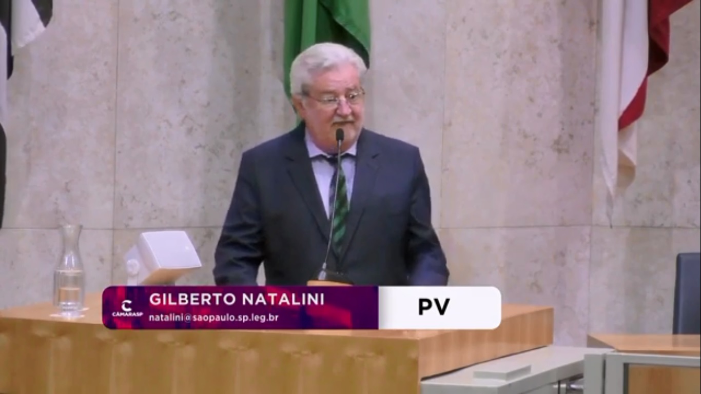 Vereador Natalini discursa sobre a CPI do desmatamento em São Paulo