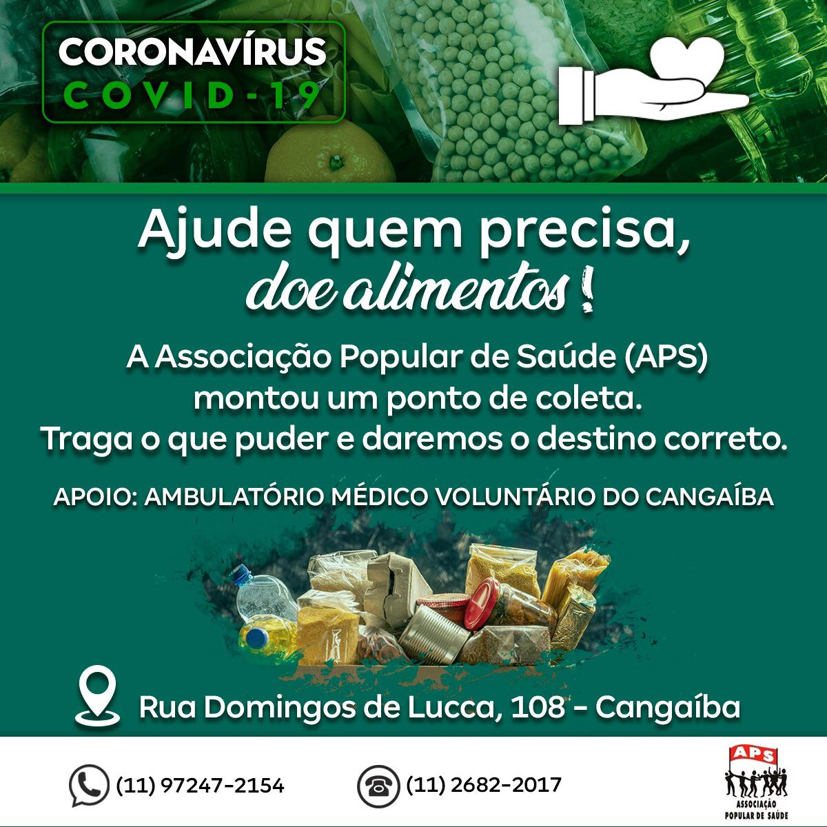 Banner: Solidariedade