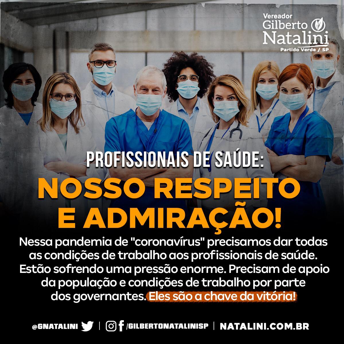 Banner: Apoio aos profissionais de saúde