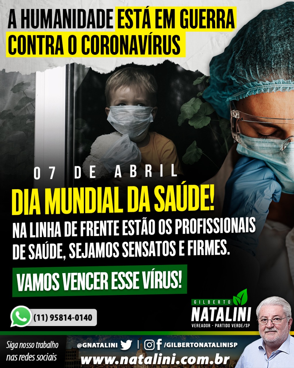 Banner: Dia Mundial da Saúde