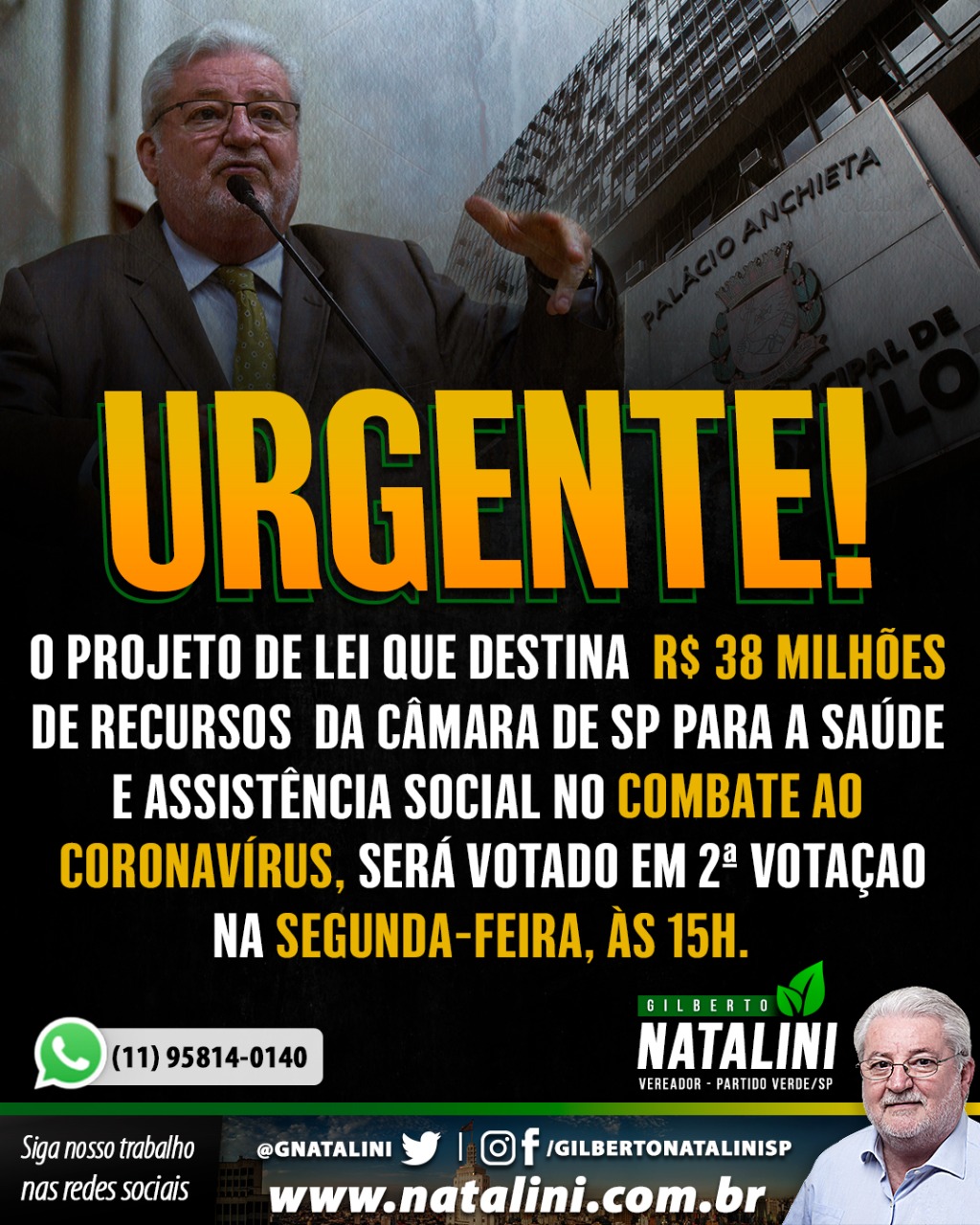 Banner: CMSP no combate ao Coronavírus