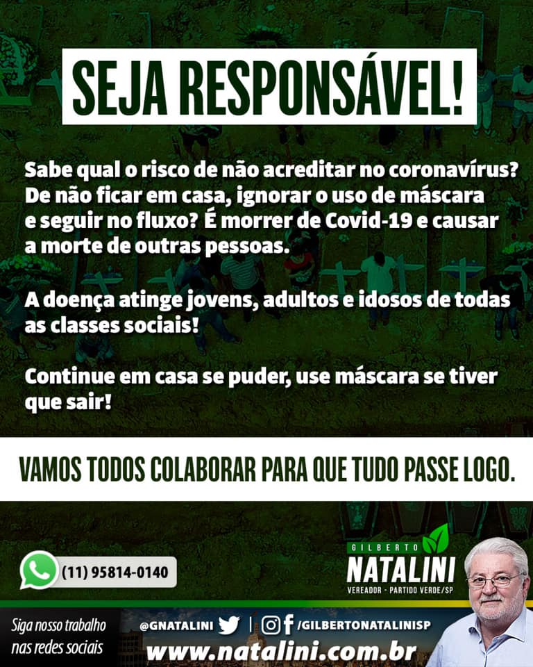 Banner: Seja resposável